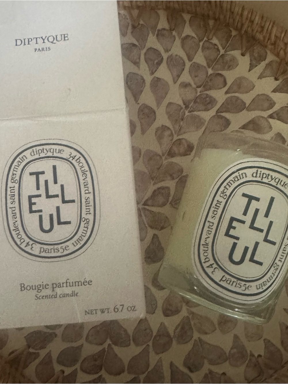 Diptyque Tilleul Scented Candle - 190G 6.7 oz